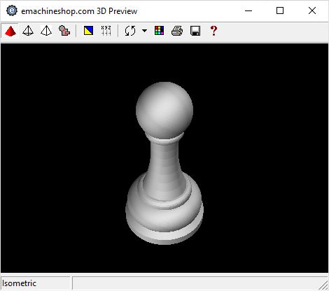 Chess Piece - Pawn, 3D CAD Model Library